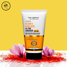 DrPoint ShethS Kesar Kojic Acid Oil Free Sunscreen 50G