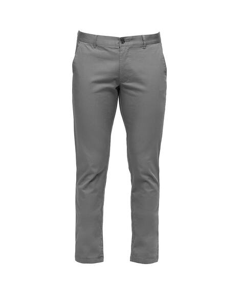 BASICS Men Tapered Fit Trousers Pant Grey Colour Size 36
