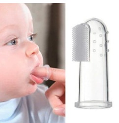 Silicone Baby Finger Toothbrush For Training Teething
