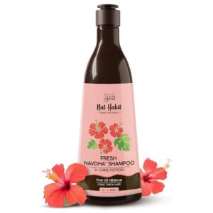 Nat Habit Hibiscus Navdha Shampoo for Hair Growth 250ml