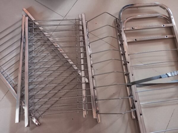 Private Lable Stainless Steel 4 Shelf Wall Mount Kitchen Racks 24into24 inches