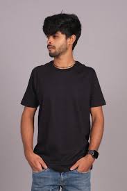 Dhaag singh men round neck T shirt black colour size 3XL