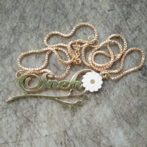 Private Lable Sneha Name Pendant with Chain
