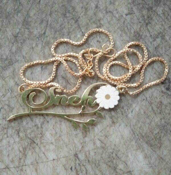 Private Lable Sneha Name Pendant with Chain