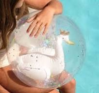 SUNNYLiFE Princess Swan 3D Inflatable Beach Ball
