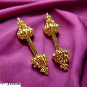 Private Label Tower bugdi earrings for women golden colour