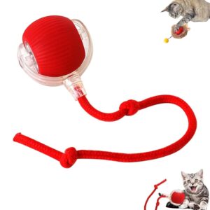 Private Lable EagerMinds Interactive Cat Ball Toy Electric Cat Toy red Colour
