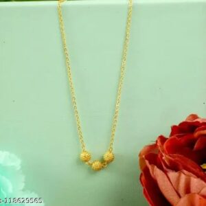 Private Lable Women ANd Girls Neck Chian Gold Colour
