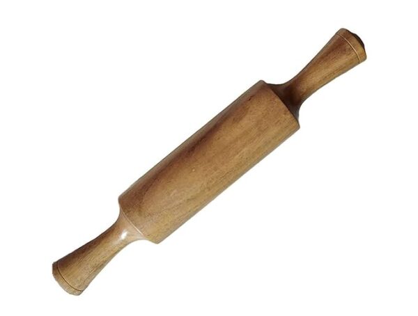 Private lable Wooden Belan Bellan for Kitchen Chapati Papad Rajasthani Hand Made Durable Wooden Rolling Pack Of 1