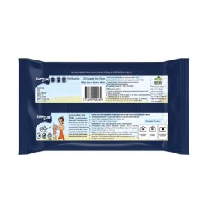 Bumtum Baby Chhota Bheem Gentle Soft Moisturizing Wet Wipes with Lid 72 Pieces