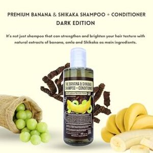 Private Lable Banana Shikaka Shampoo Conditioner For Controlling Hair 200ml