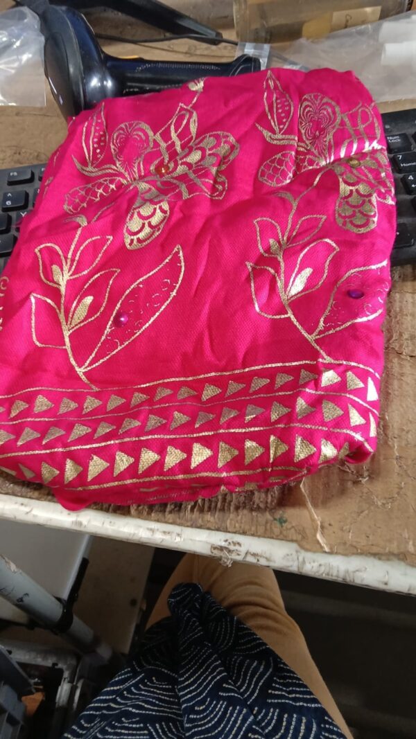 Private Lable Womens Cottan Pink Colour Dupatta