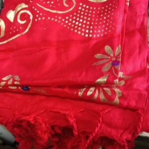 Private Lable Womens Red Colour Dupatta