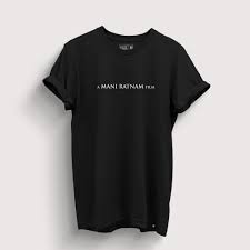 Private Lable Mani Ratnam Film T Shirt Mens Black Color Size L