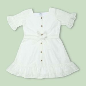 Doodle Girls Lace A Line Dress White Size 6 Years