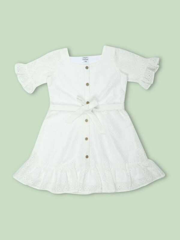 Doodle Girls Lace A Line Dress White Size 6 Years