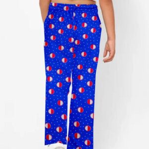 Private Lable Girls Printed Plazo Pant Pack Of 1 Blue Colour Size 10 Years