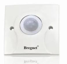 Bregnet Motion Sensor Switch with Timer Light Sensitivity Adjustment White