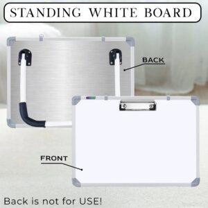 Eduway Magnetic 1 5 2 ft Dry Erase White Board with Stand Duster