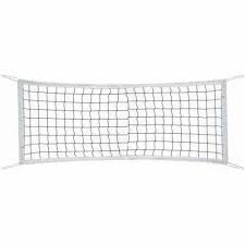 Private lable LCARNO XL Practice Cotton Volleyball Nets Pack of 1 Nets Volleyball Net White