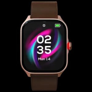 TITAN Zeal Smartwatch with Bluetooth Calling 46 99mm AMOLED Display brown color