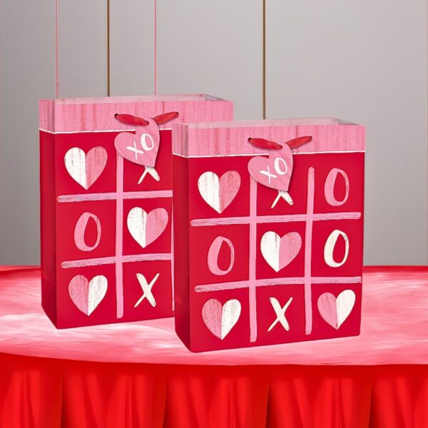 Party Propz XOXO Valentine s Day Gift Bag Red Pink Pack Of 2