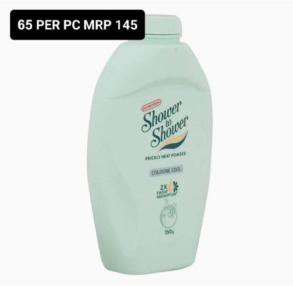 Shower To Shower Prickly Heat Powder cologne cool no talc 150g