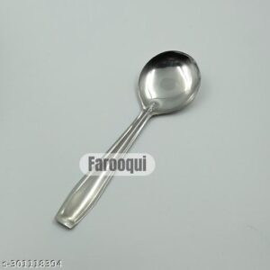 Private Lable Stainless steel spoons 2 pcs 6 inch