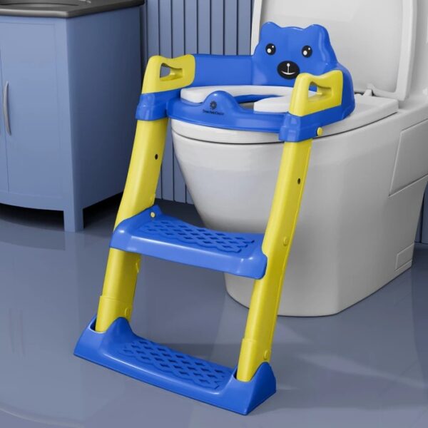 StarAndDaisy Baby Potty Training Toilet Seat yellow and blue colour