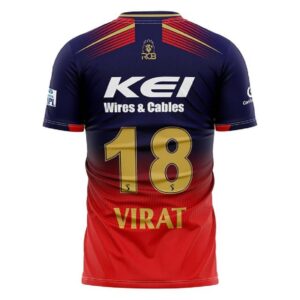 Private Lable Virat Kohli RCB New Jersey for Boys 2023 Multicolour Size XS