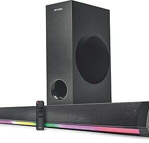 Ant Esports SBW200 RGB Light 200 watts Sound Bar with 5 5 inch Subwoofer Sound Bar Missing