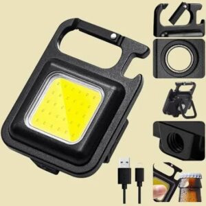 Desidiya cob rechargeable keychain light