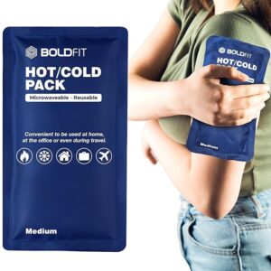 Boldfit Reusable Hot and Cold Ice Pack For Pain Relief soft foldable gel