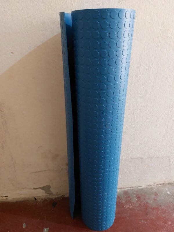 Private Lable Blue Plain Electrical Insulating Rubber Mat