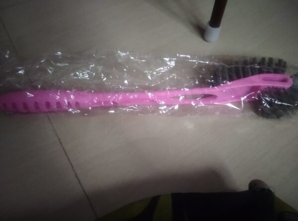 Private Lable Toilet Brush for Western and Indian Toilet Bathroom Brush Pack Of 1 Color Pink