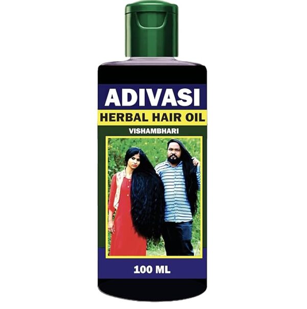 Adivasi Vishvambhari AyurvedAdivasi Vishvambhari Herbal Hair oil for Men and Women for Hair Growth 100ml