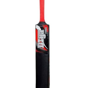 Private Label Plastic Hard Plastic Full Size PVC Plastic Cricket Bat black and red colour pack of 1