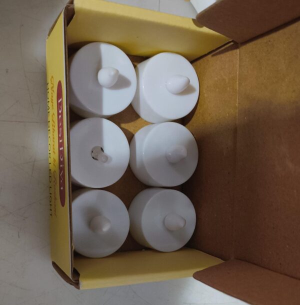 Desidiya Flameless LED Tea Light Candles 6 pcs