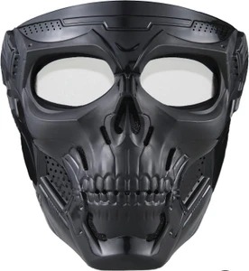 Private Lable Airsoft Mask Full Face and Detachable Airsoft Goggles Blowtorch Safety Goggle Free size black colour