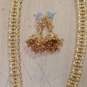 Private Lable Premium quality gold Colour necklace matte finish necklace