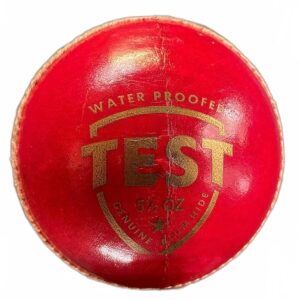 Private Lable Leather cork Cricket Ball for Professional Matches and Practice red color