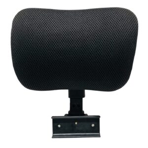 Private Label Net Fabric And Stainless Steel Office Chair Head Rest black