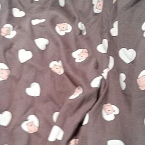Max women printed pyjams grey colour size S