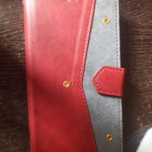 Private Lable Flip Cover Samsung Galaxy F41 back cover Red Magnetic Closure