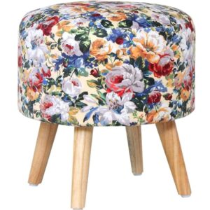 Private Lable Ottoman Pouffes Sitting Mudda Puffy Stool for Living Room Dressing Table
