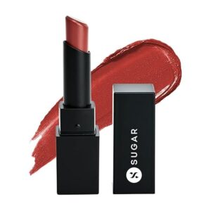 SUGAR Cosmetics Nothing Else Matter Longwear Lipstick Rust Have 3 2gm