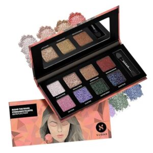 SUGAR Cosmetics Blend The Rules Matte Eyeshadow Palette Powder 10 4g