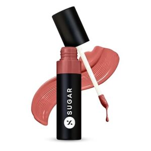 SUGAR Cosmetics Partner In Shine Transferproof Glossy LipstickSalmon Sake 3ML