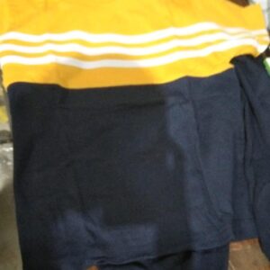 Private Lable Trendy Kids Wear Blue And Yellow Color Size S