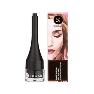 SUGAR Cosmetics Born To Wing Gel Eyeliner with Brush 01 Blackmagic Woman